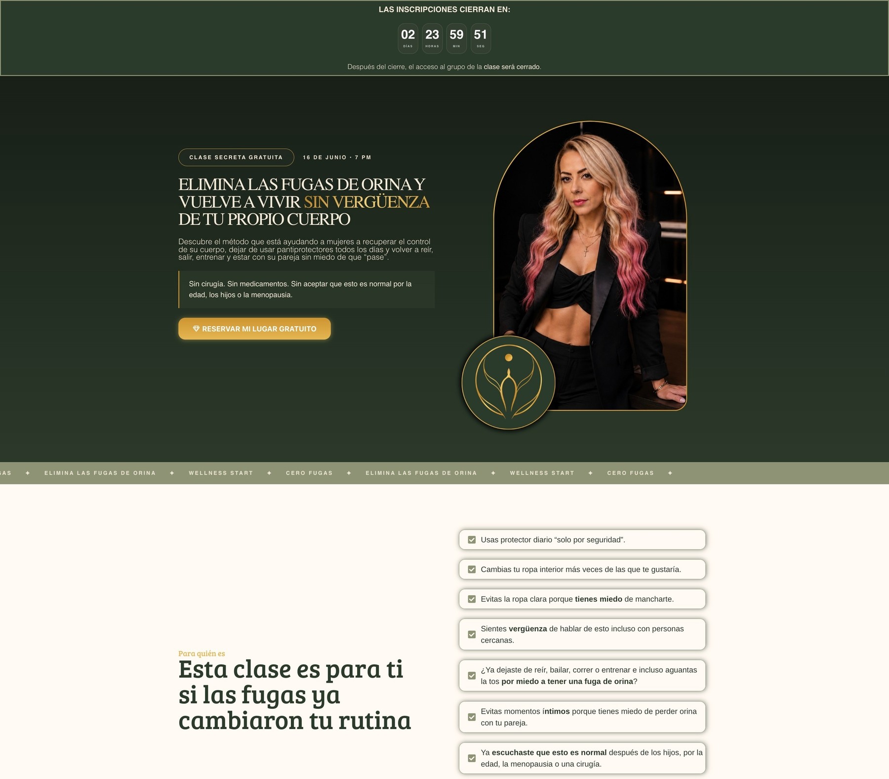 Coco Sanchez — página de captura, parte 1