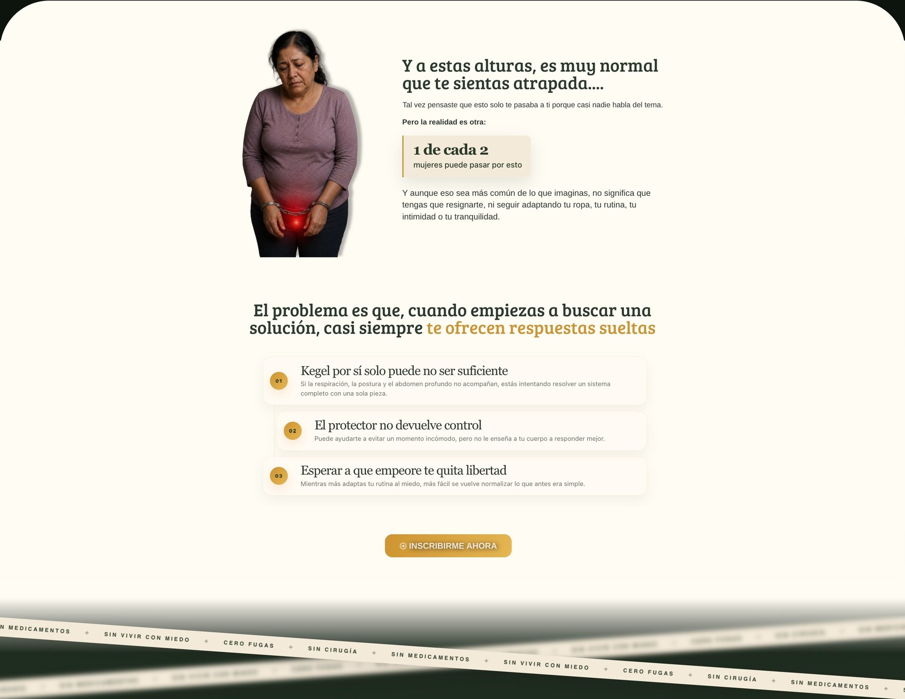 Coco Sanchez — página de vendas, parte 3