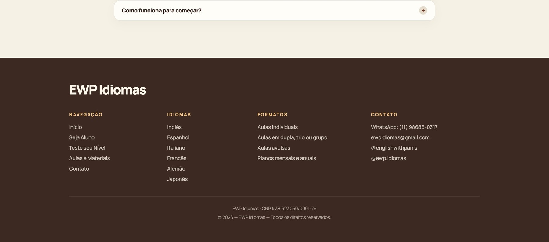 Ewp Idiomas — home, parte 10
