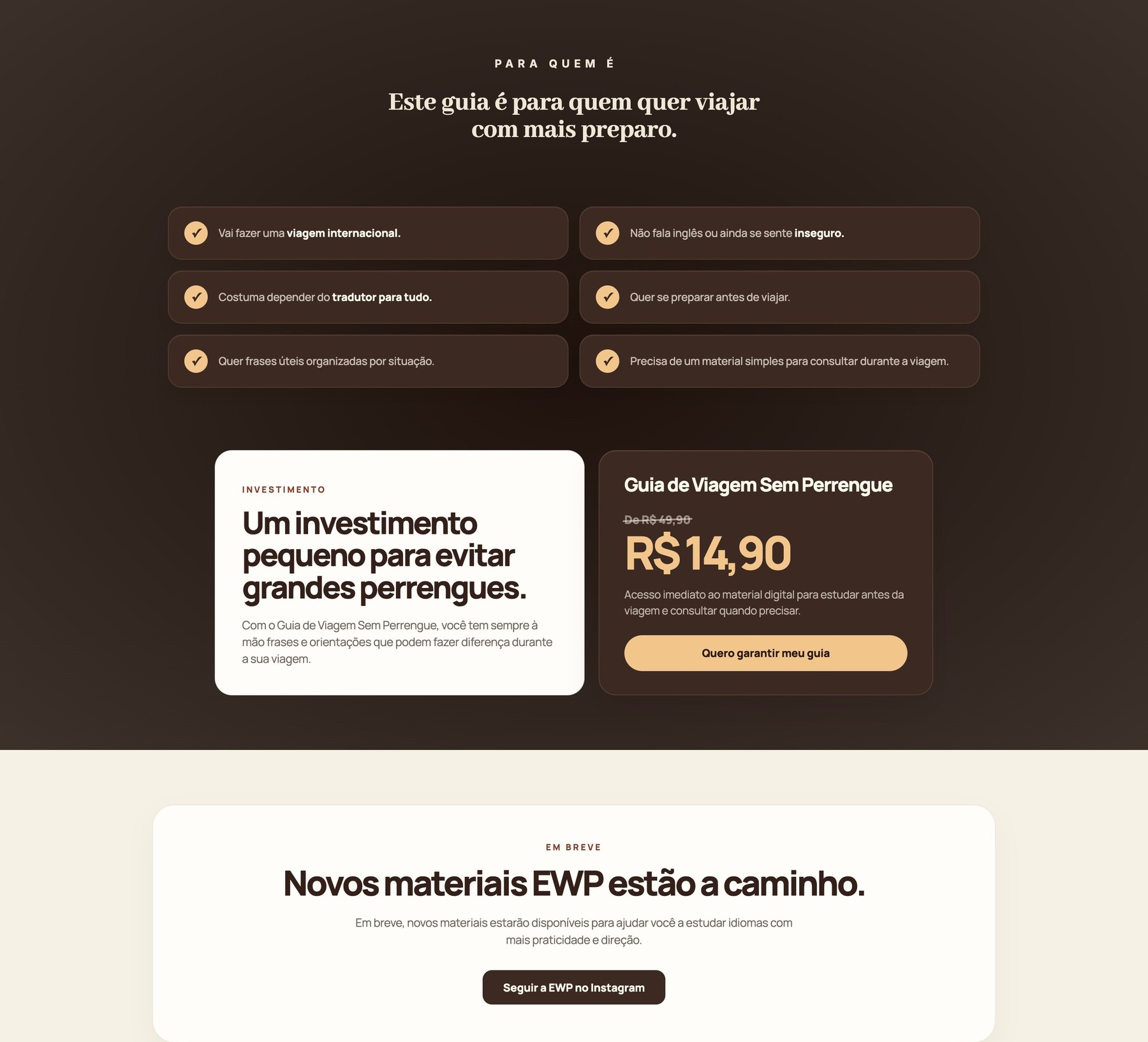 Ewp Idiomas — materiais, parte 3