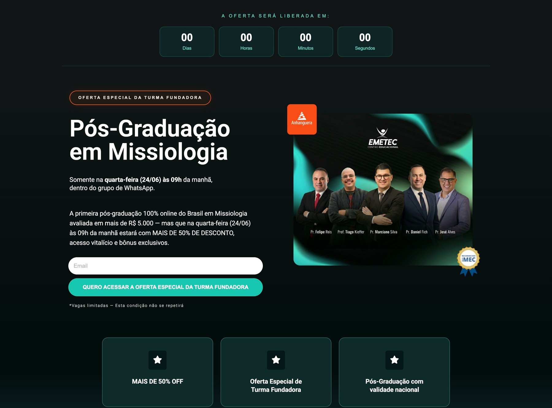 Missiologia — página de captura, parte 1