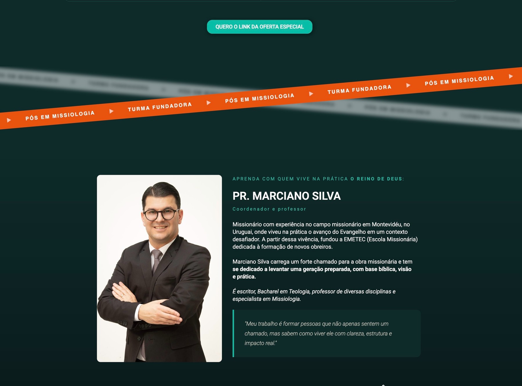 Missiologia — página de captura, parte 3