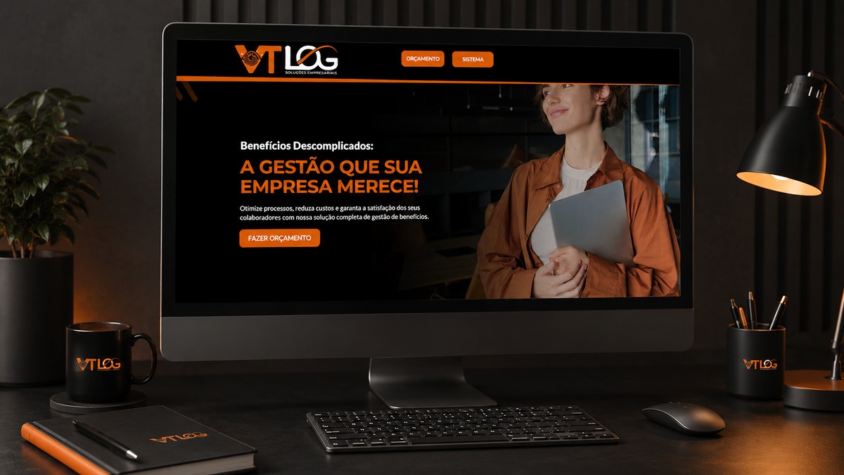 Mockup — VTLOG site institucional